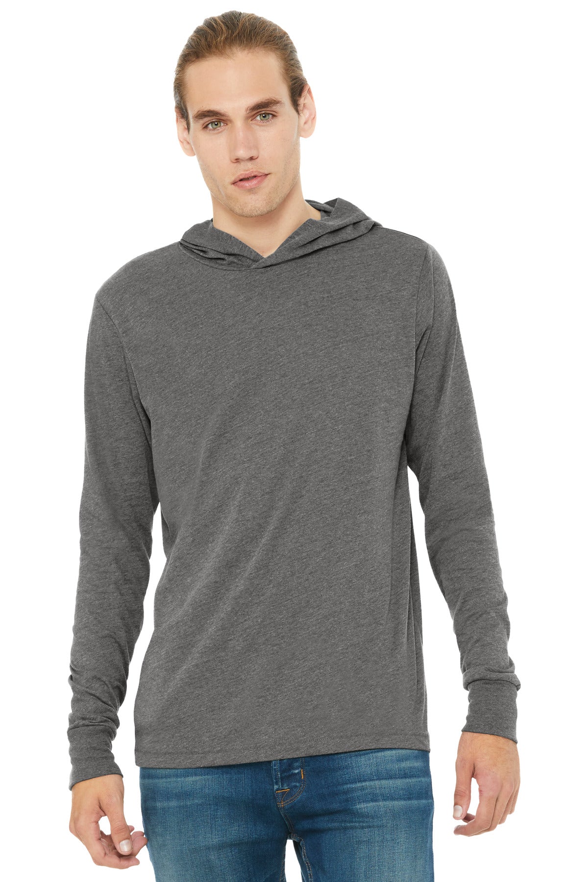 Bella + Canvas BC3512 Unisex Jersey Long Sleeve Hoodie