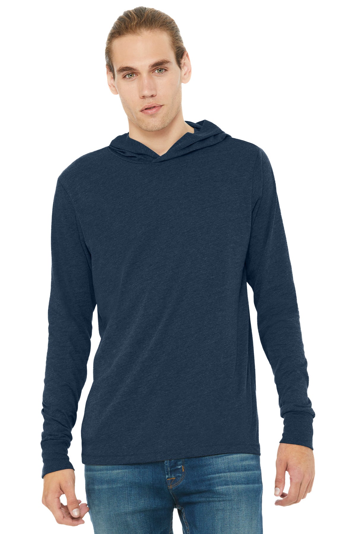 Bella + Canvas BC3512 Unisex Jersey Long Sleeve Hoodie
