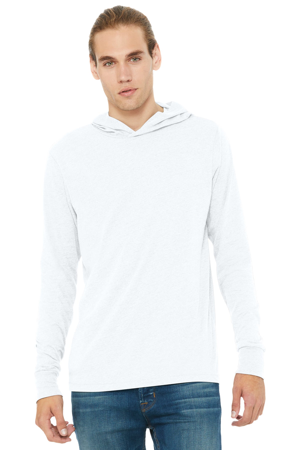 Bella + Canvas BC3512 Unisex Jersey Long Sleeve Hoodie