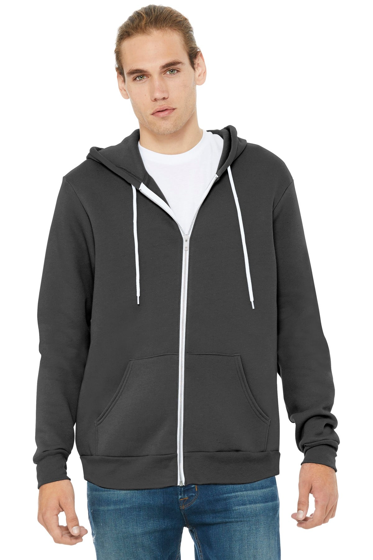Bella + Canvas BC3739 Unisex Sponge Fleece Full-Zip Hoodie