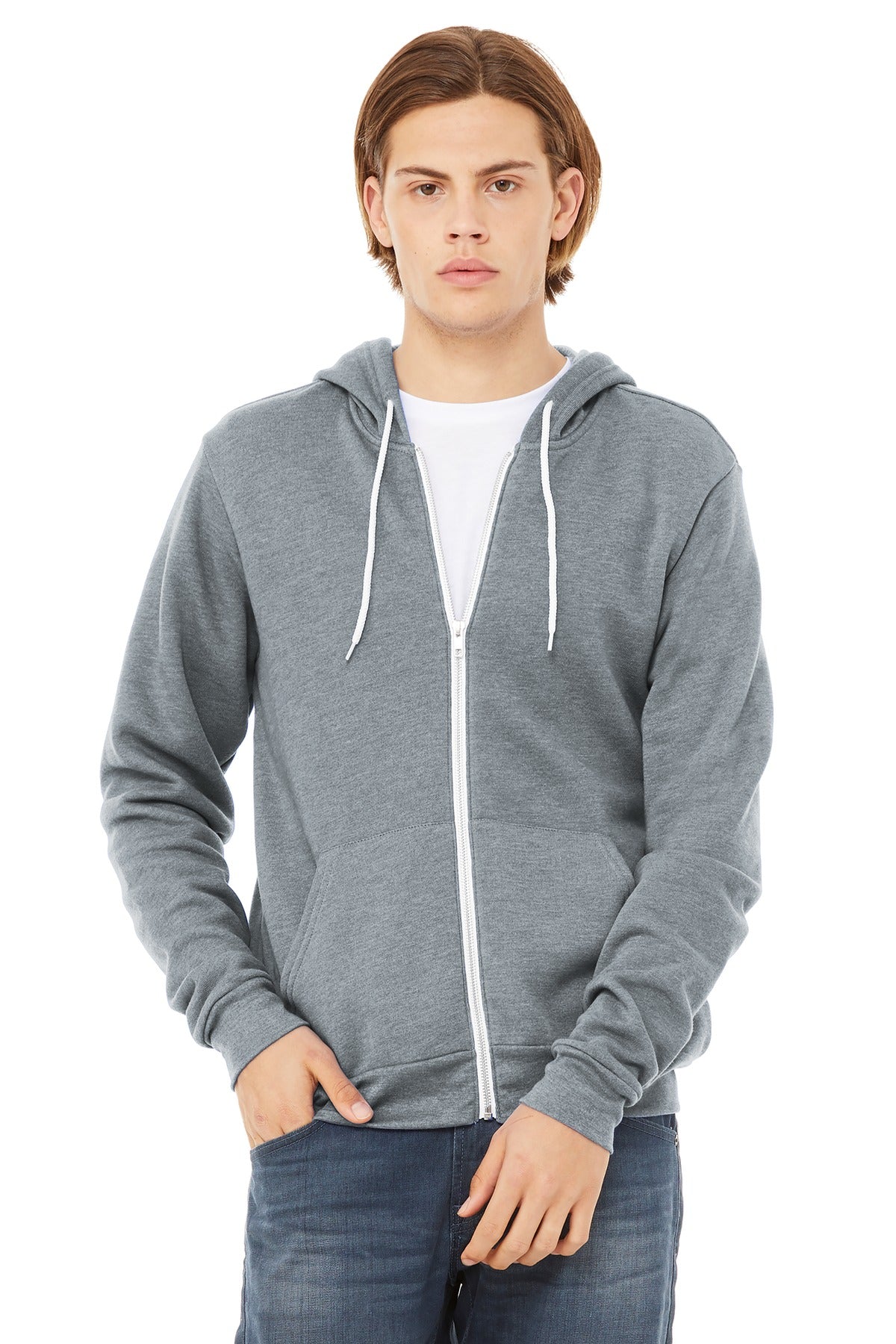 Bella + Canvas BC3739 Unisex Sponge Fleece Full-Zip Hoodie