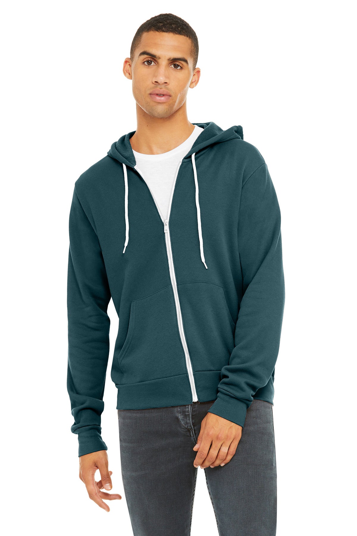 Bella + Canvas BC3739 Unisex Sponge Fleece Full-Zip Hoodie