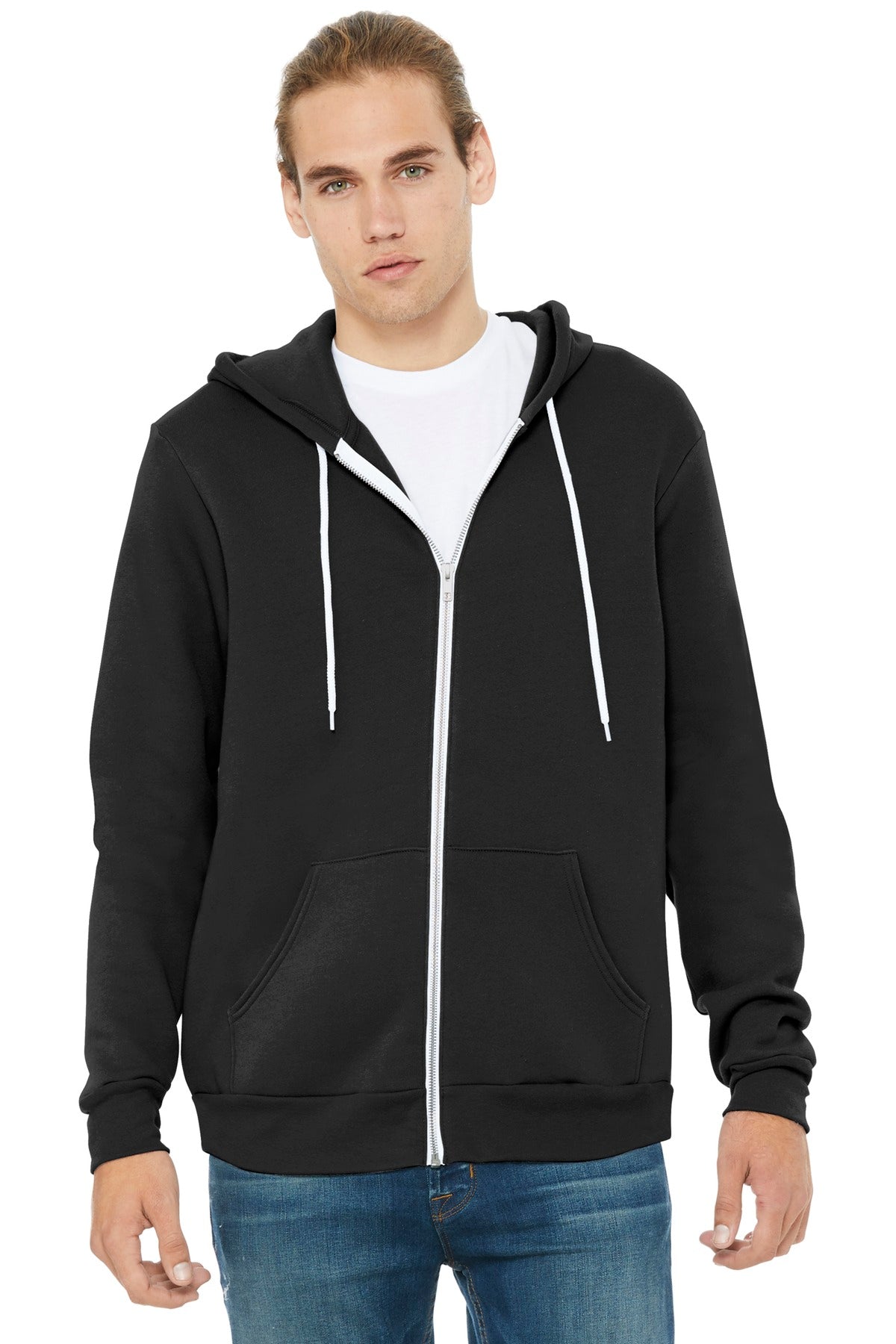 Bella + Canvas BC3739 Unisex Sponge Fleece Full-Zip Hoodie