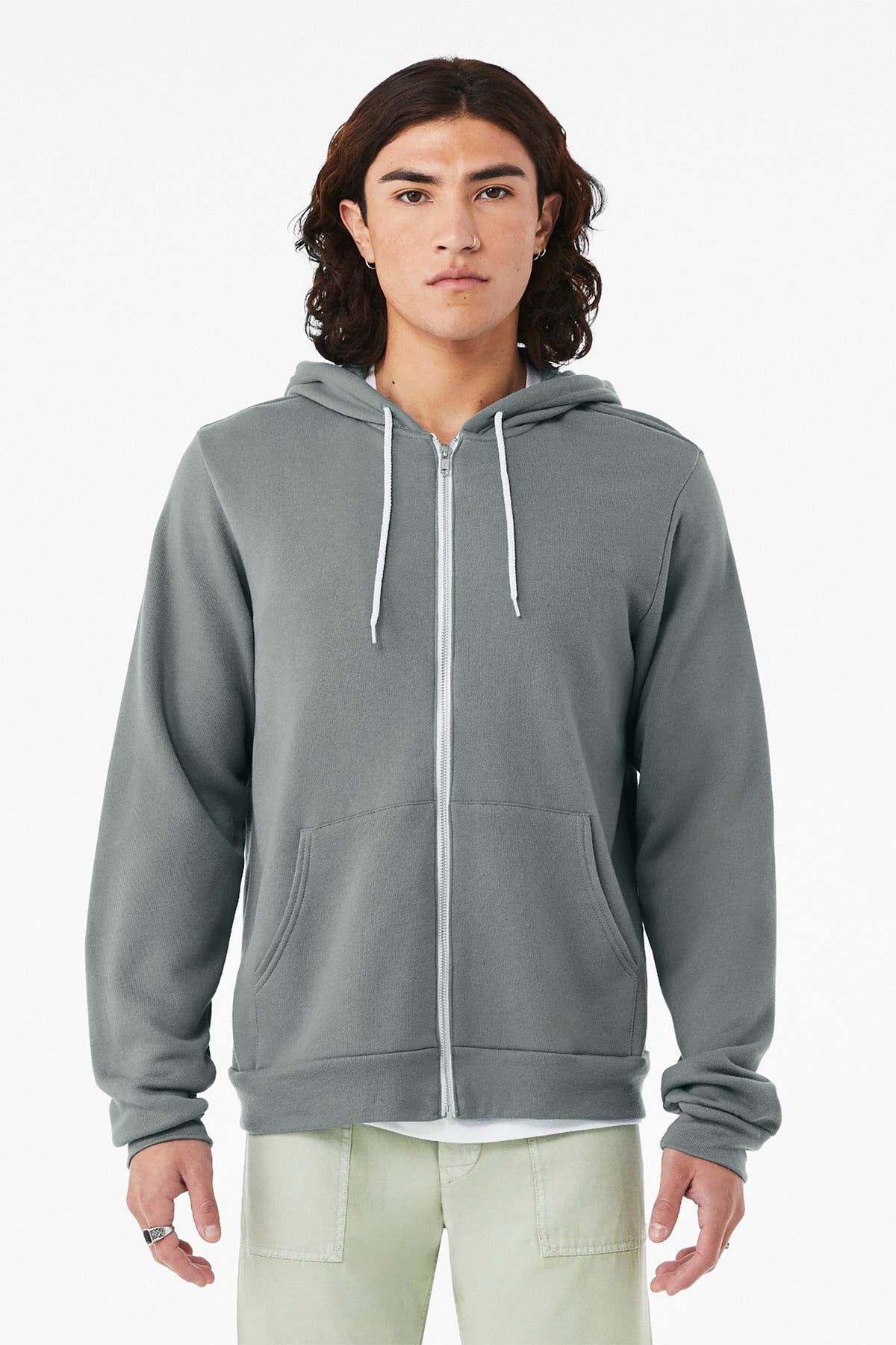 Bella + Canvas BC3739 Unisex Sponge Fleece Full-Zip Hoodie