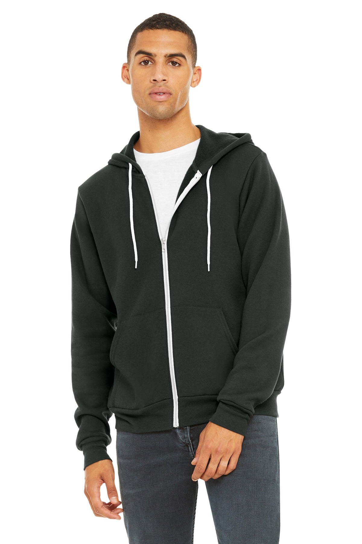 Bella + Canvas BC3739 Unisex Sponge Fleece Full-Zip Hoodie