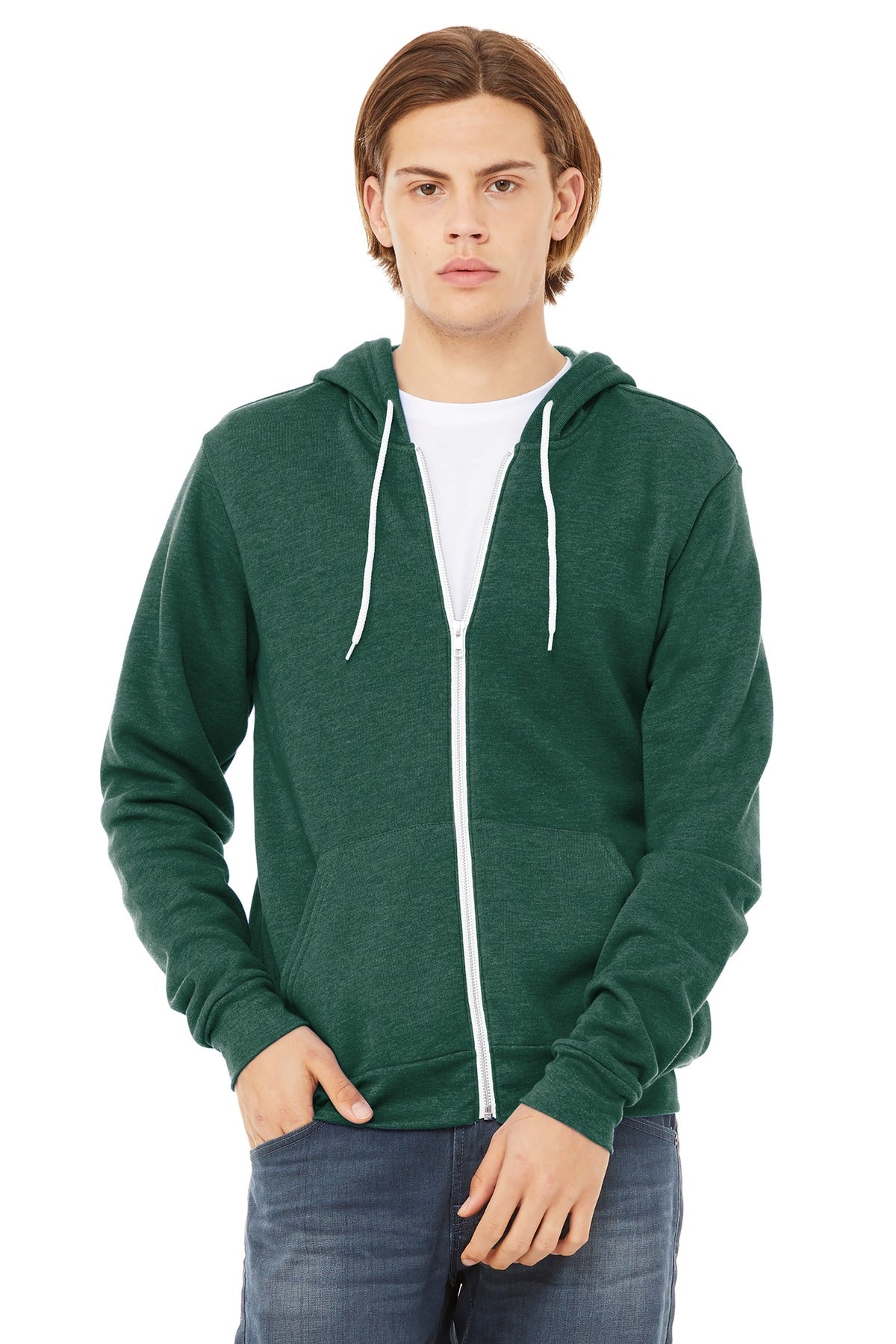 Bella + Canvas BC3739 Unisex Sponge Fleece Full-Zip Hoodie