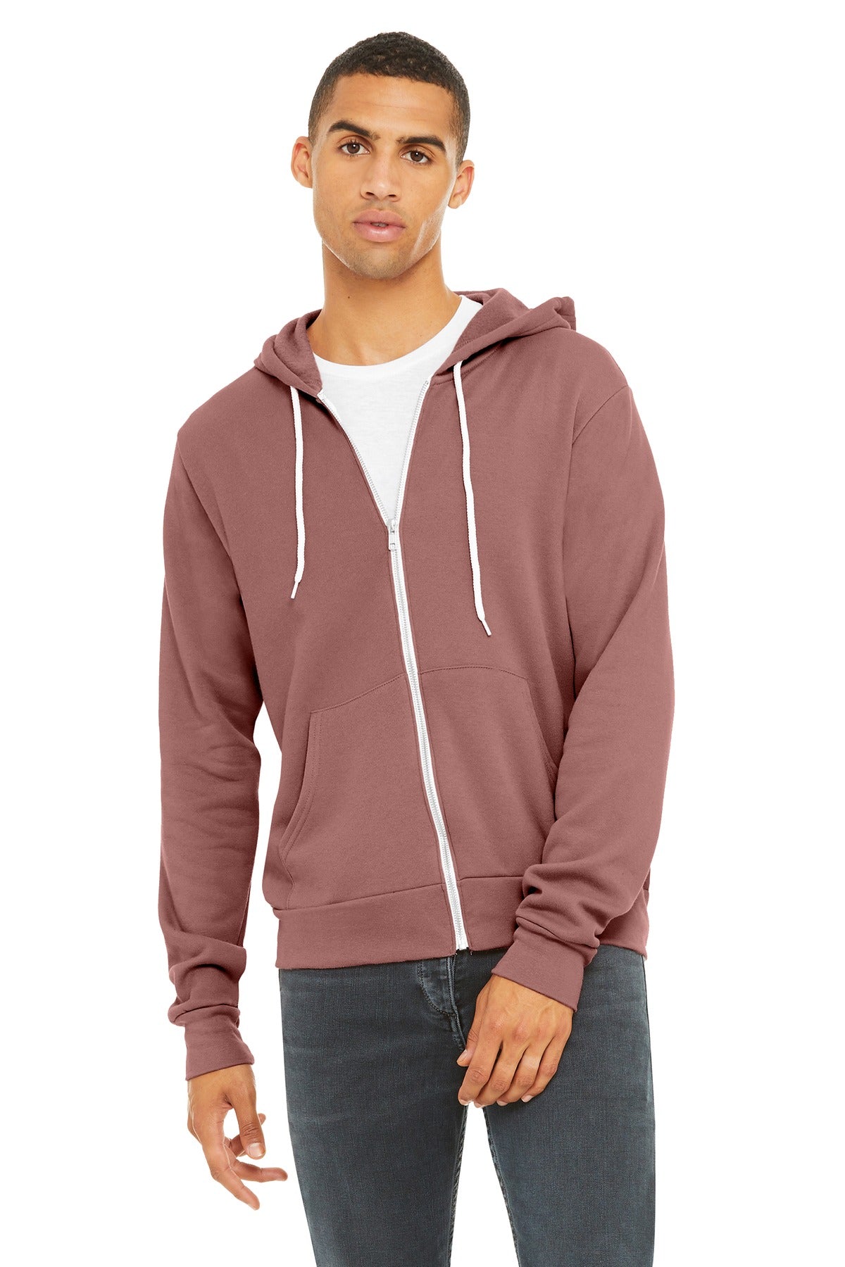 Bella + Canvas BC3739 Unisex Sponge Fleece Full-Zip Hoodie