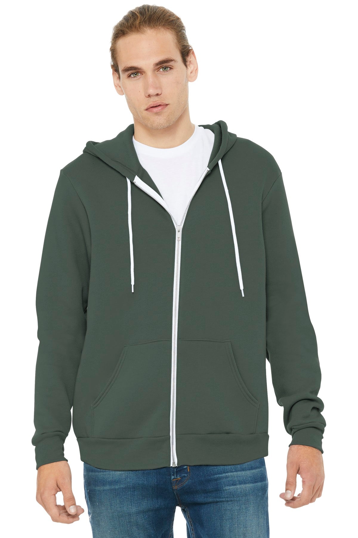 Bella + Canvas BC3739 Unisex Sponge Fleece Full-Zip Hoodie