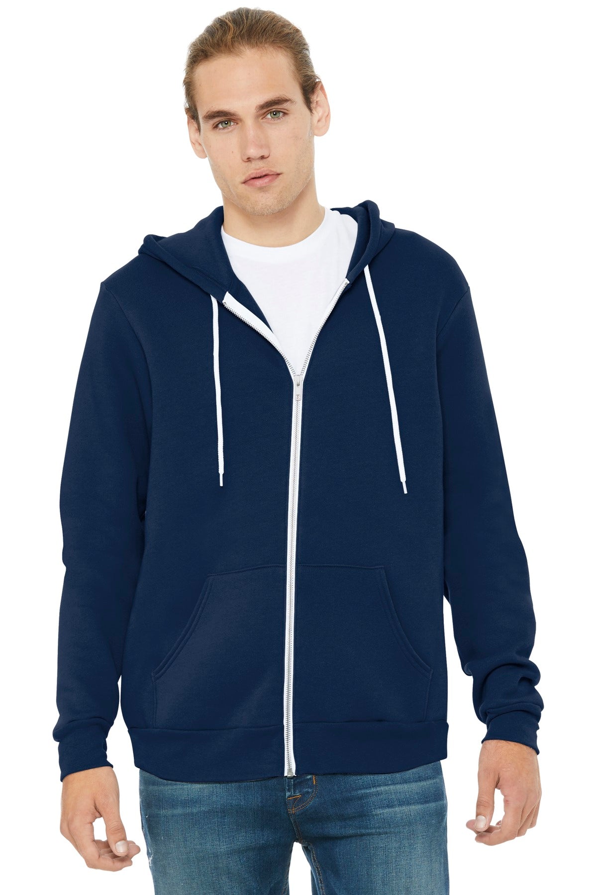 Bella + Canvas BC3739 Unisex Sponge Fleece Full-Zip Hoodie