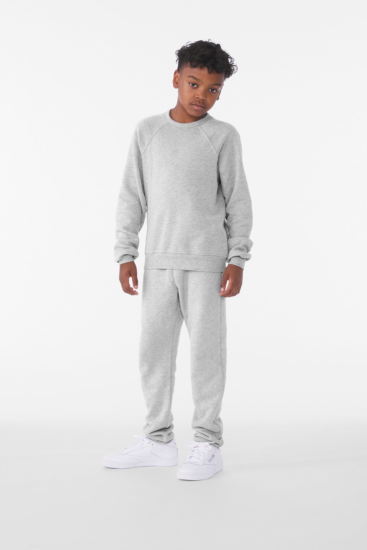 Youth Sponge Fleece Raglan Sweatshirt - 8 oz | BELLA+CANVAS BC3901Y