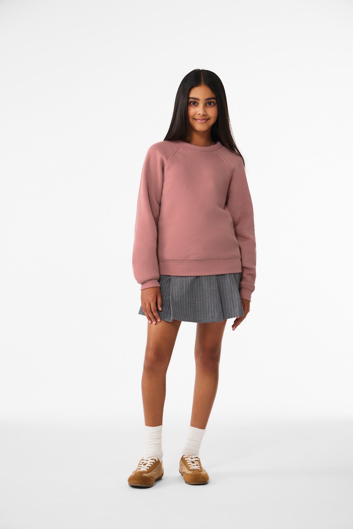 Bella + Canvas BC3901Y Youth Sponge Fleece Raglan Sweatshirt