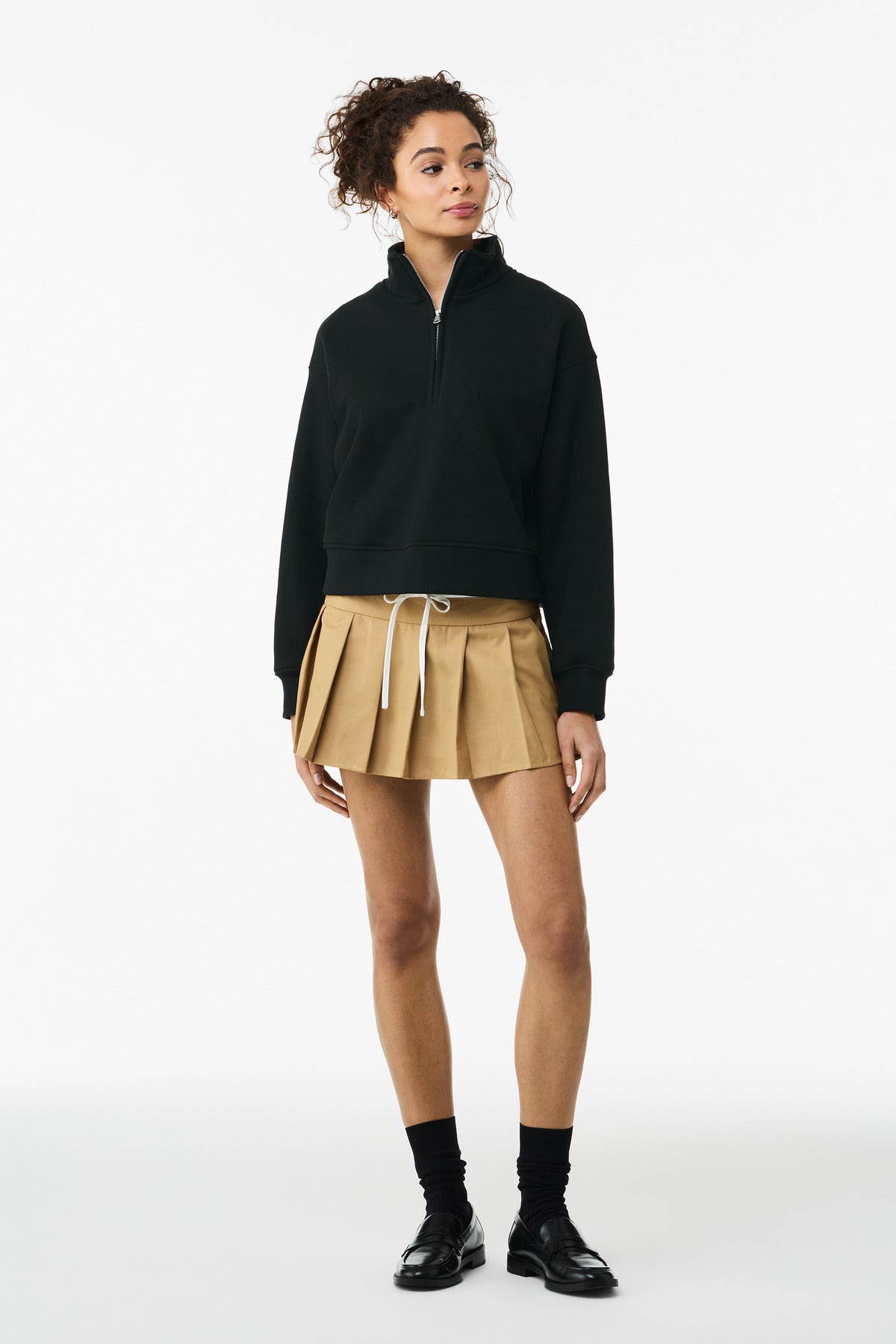 Bella + Canvas BC4540 Women's 10-Ounce 1/2-Zip Pullover