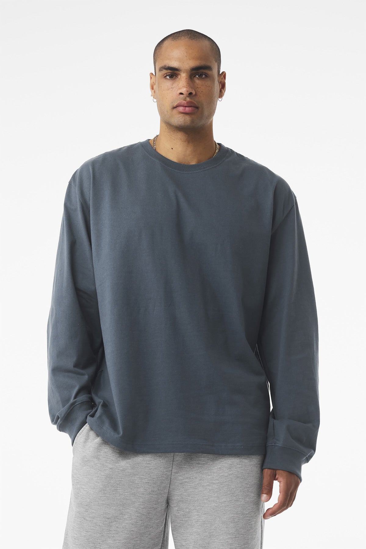 Bella + Canvas BC4651 Unisex 7.5-Ounce Heavyweight Long Sleeve Tee