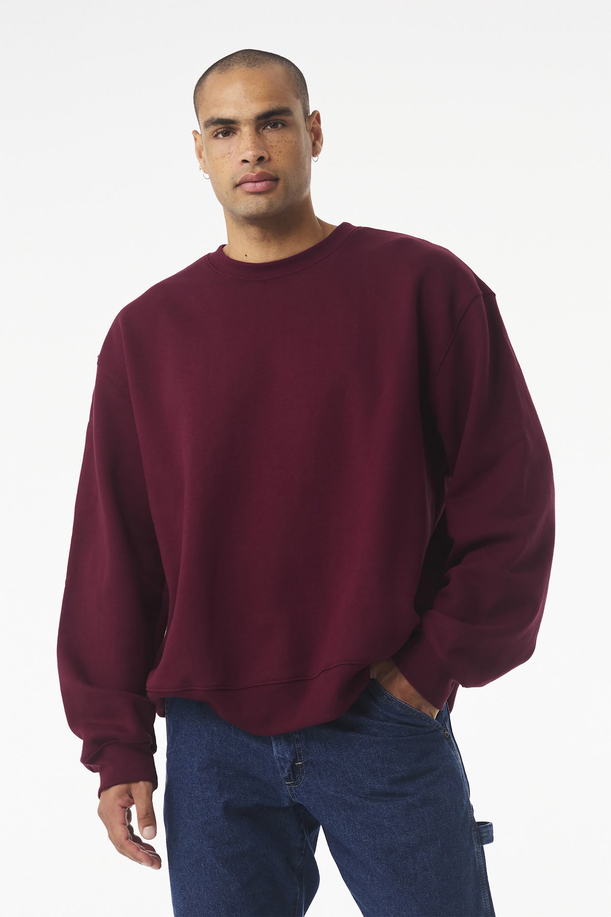 Bella + Canvas BC4711 Unisex 10-Ounce Heavyweight Crewneck Sweatshirt