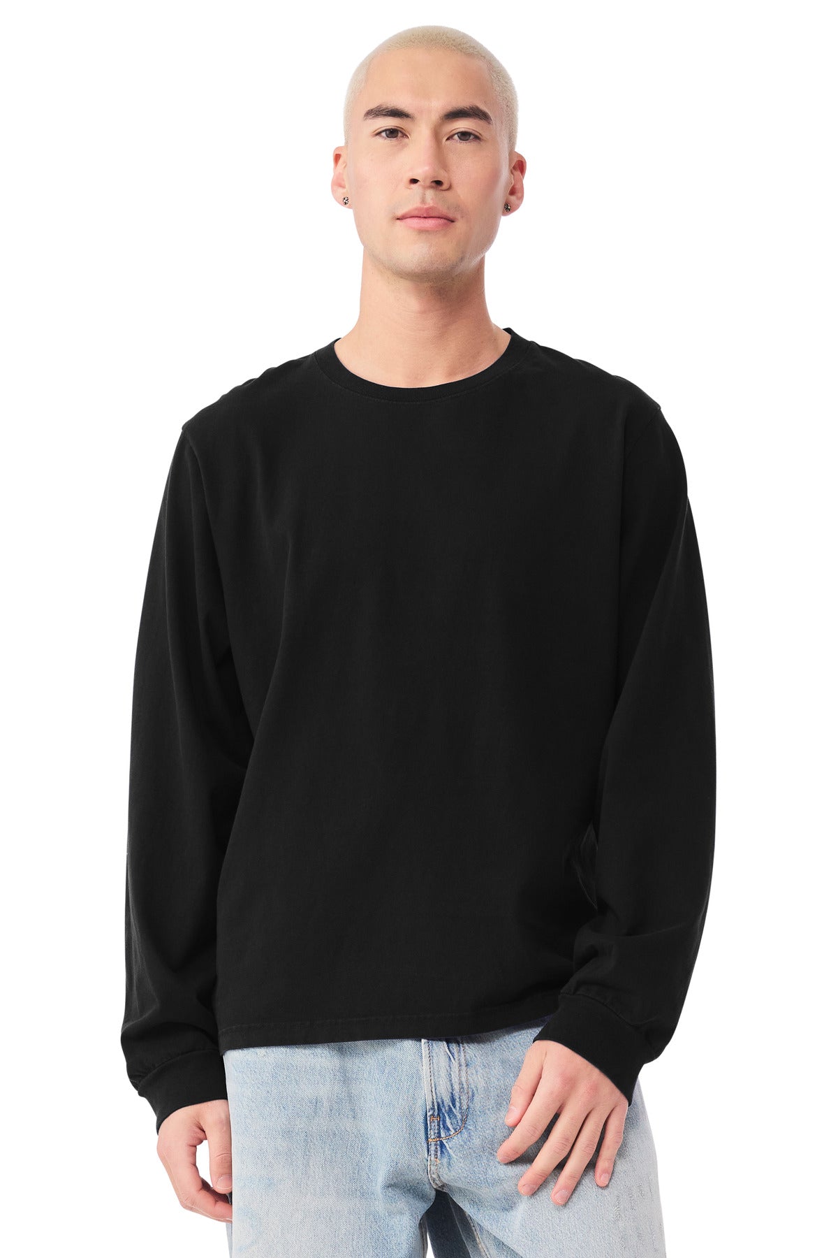 Unisex Heavyweight Garment-Dyed Long Sleeve Tee - 6.5 oz | BELLA+CANVAS BC4851GD