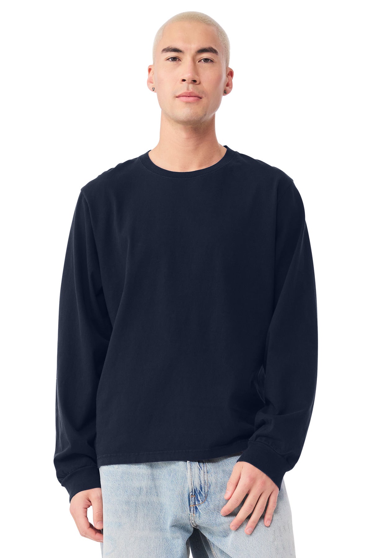 Bella + Canvas BC4851GD Unisex Heavyweight Garment-Dyed Long Sleeve Tee
