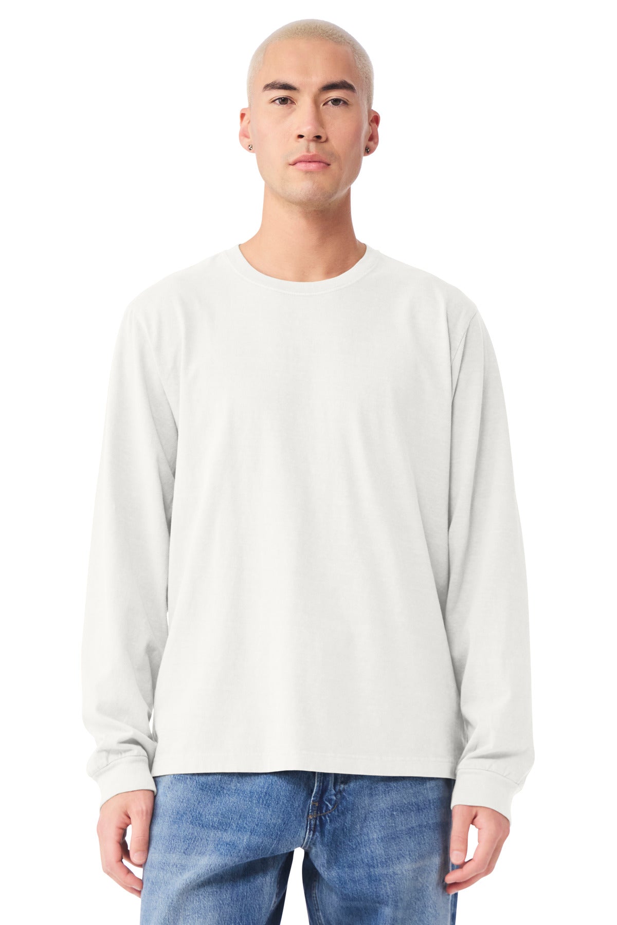 Bella + Canvas BC4851GD Unisex Heavyweight Garment-Dyed Long Sleeve Tee