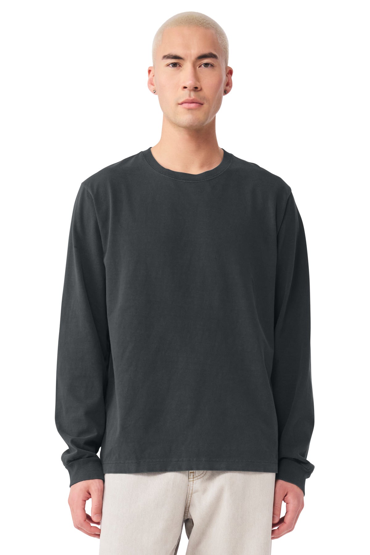 Bella + Canvas BC4851GD Unisex Heavyweight Garment-Dyed Long Sleeve Tee