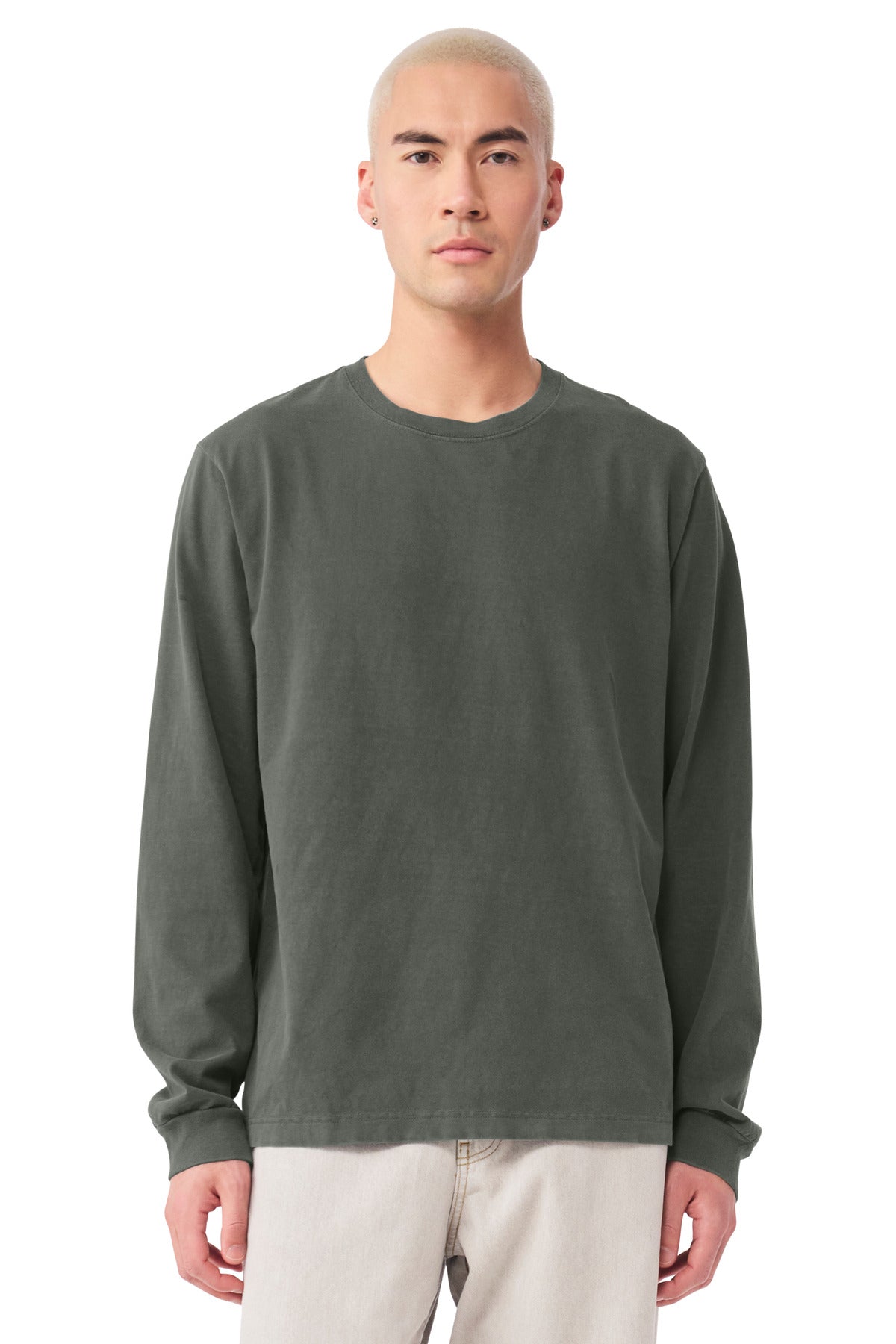 Bella + Canvas BC4851GD Unisex Heavyweight Garment-Dyed Long Sleeve Tee