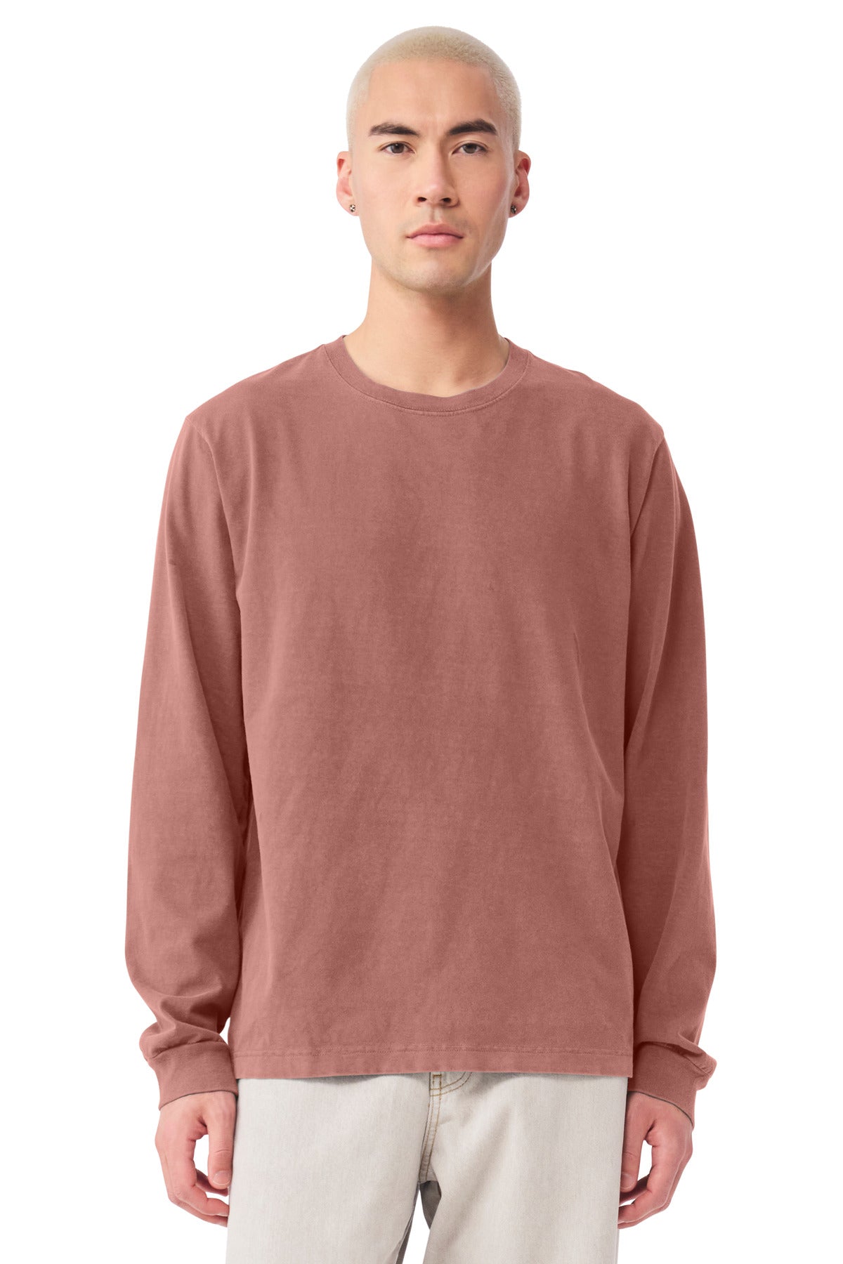 Bella + Canvas BC4851GD Unisex Heavyweight Garment-Dyed Long Sleeve Tee
