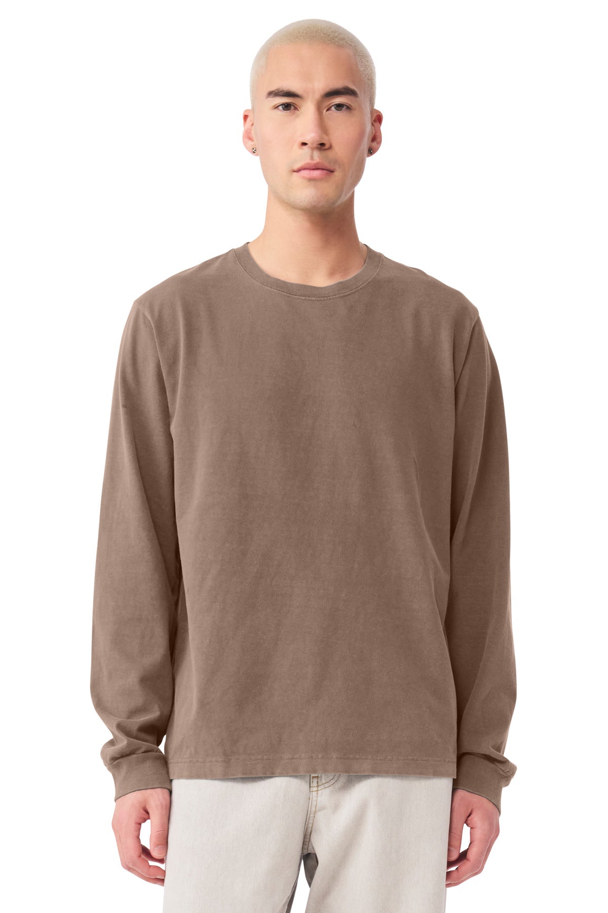 Bella + Canvas BC4851GD Unisex Heavyweight Garment-Dyed Long Sleeve Tee
