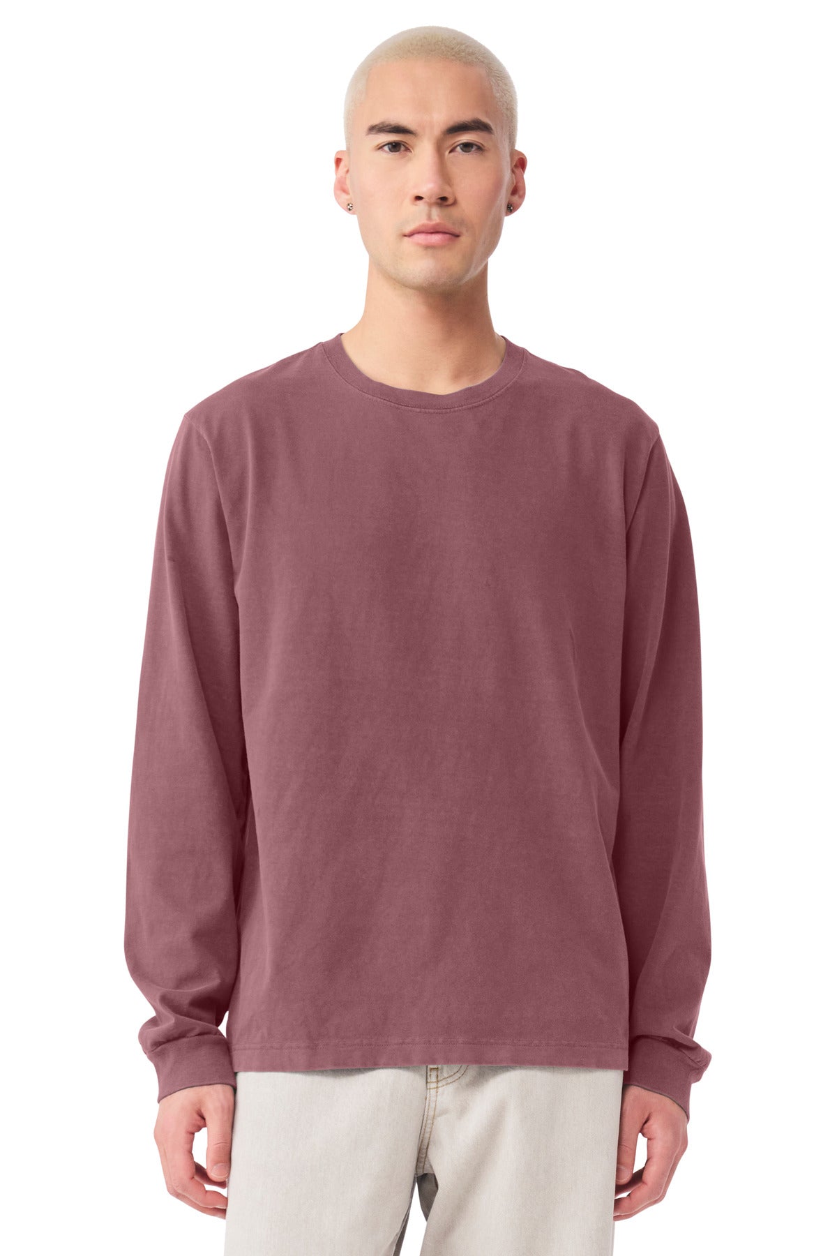 Bella + Canvas BC4851GD Unisex Heavyweight Garment-Dyed Long Sleeve Tee