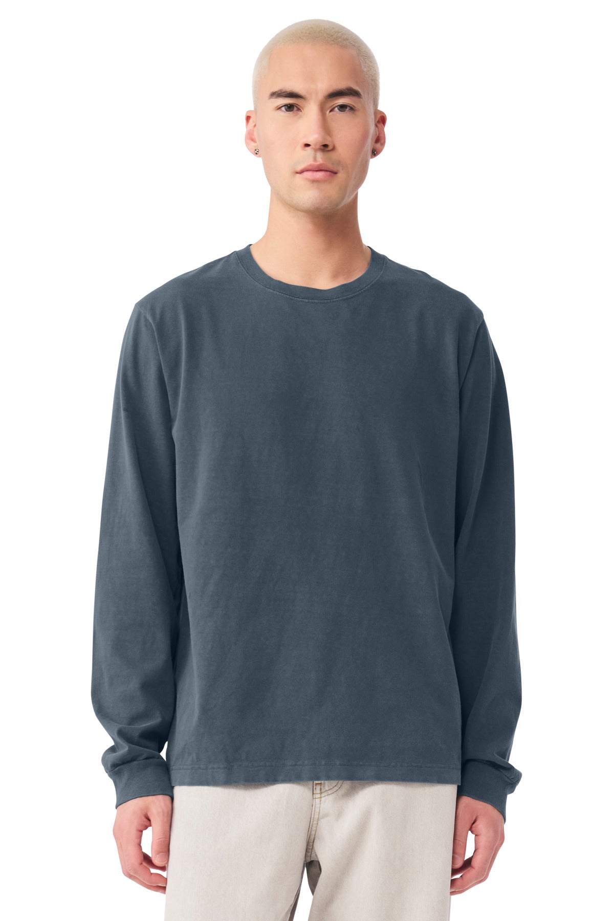 Bella + Canvas BC4851GD Unisex Heavyweight Garment-Dyed Long Sleeve Tee