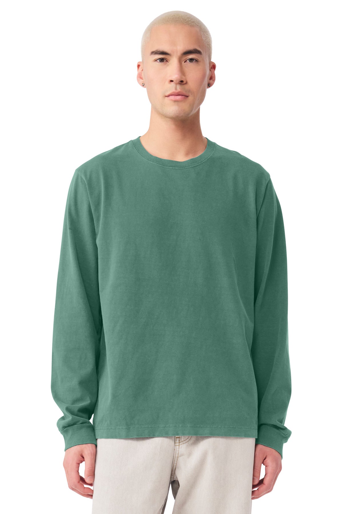 Bella + Canvas BC4851GD Unisex Heavyweight Garment-Dyed Long Sleeve Tee