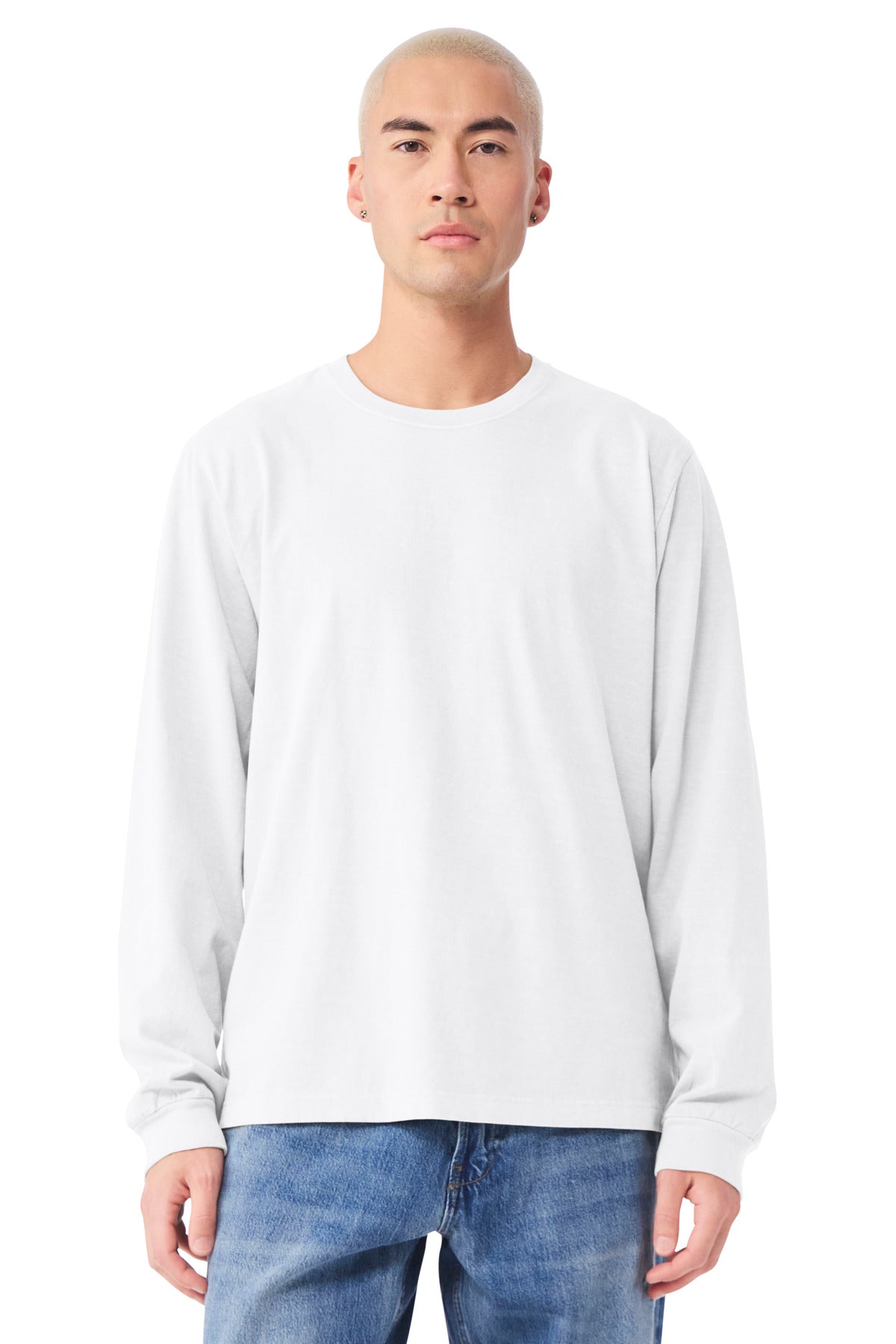 Bella + Canvas BC4851GD Unisex Heavyweight Garment-Dyed Long Sleeve Tee