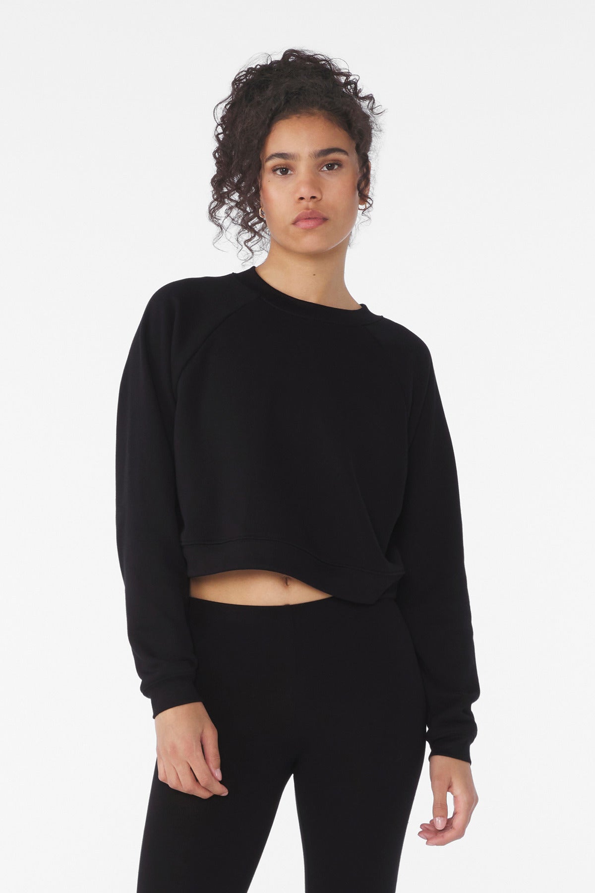 Sudadera raglán para mujer de sponge fleece de 8 oz | BELLA+CANVAS BC7505