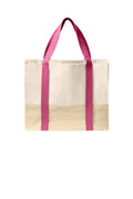 Port Authority BG450 Straw Market Tote