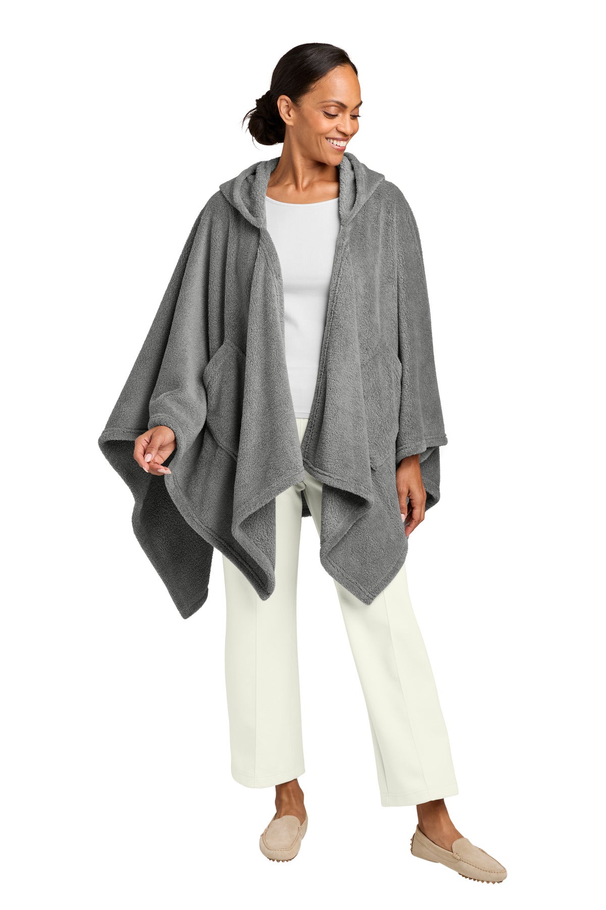 Dream Plush Open Hoodie - 12.4 oz | Port Authority BP44