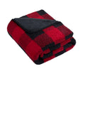 Double-Sided Sherpa/Plush Blanket - 11.5 oz | Port Authority BP48