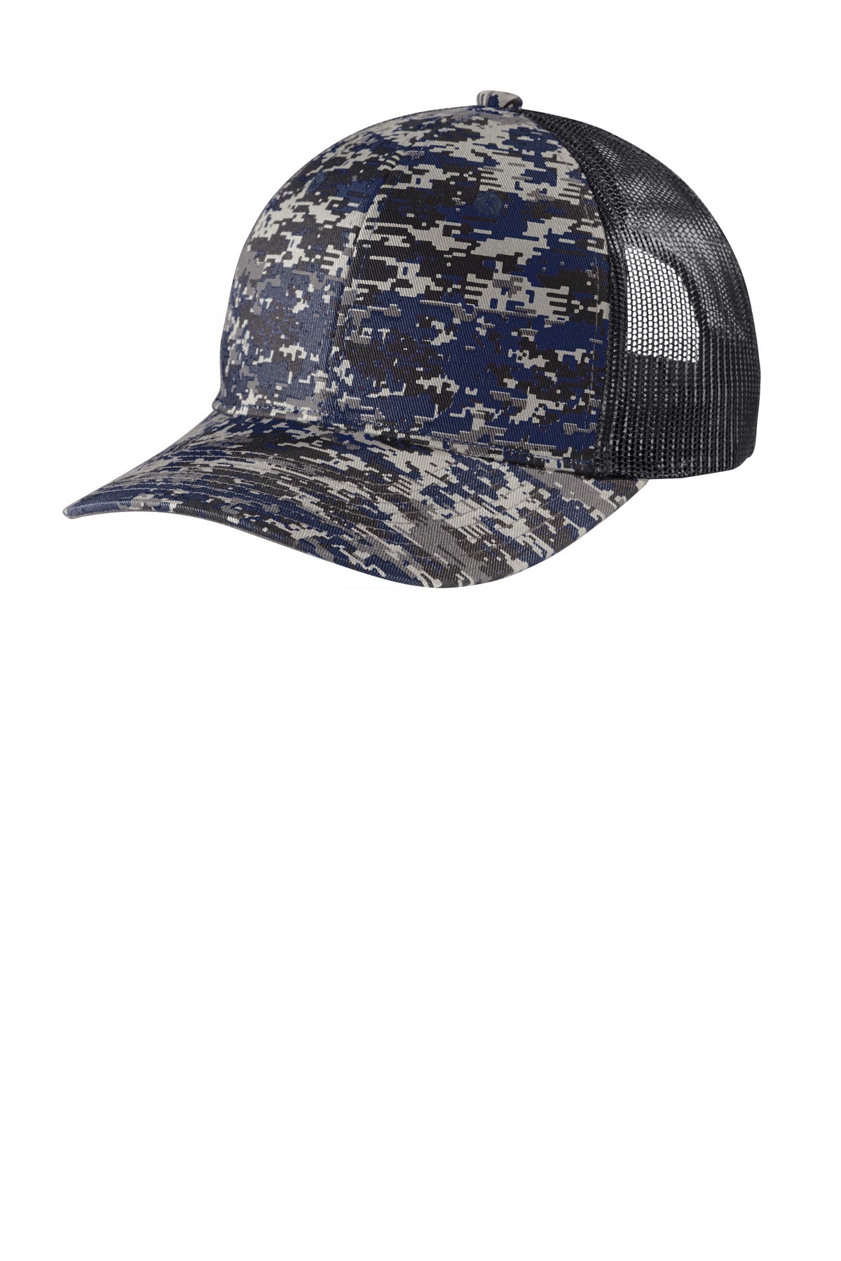 Port Authority C404 Digi Camo Snapback Trucker Cap