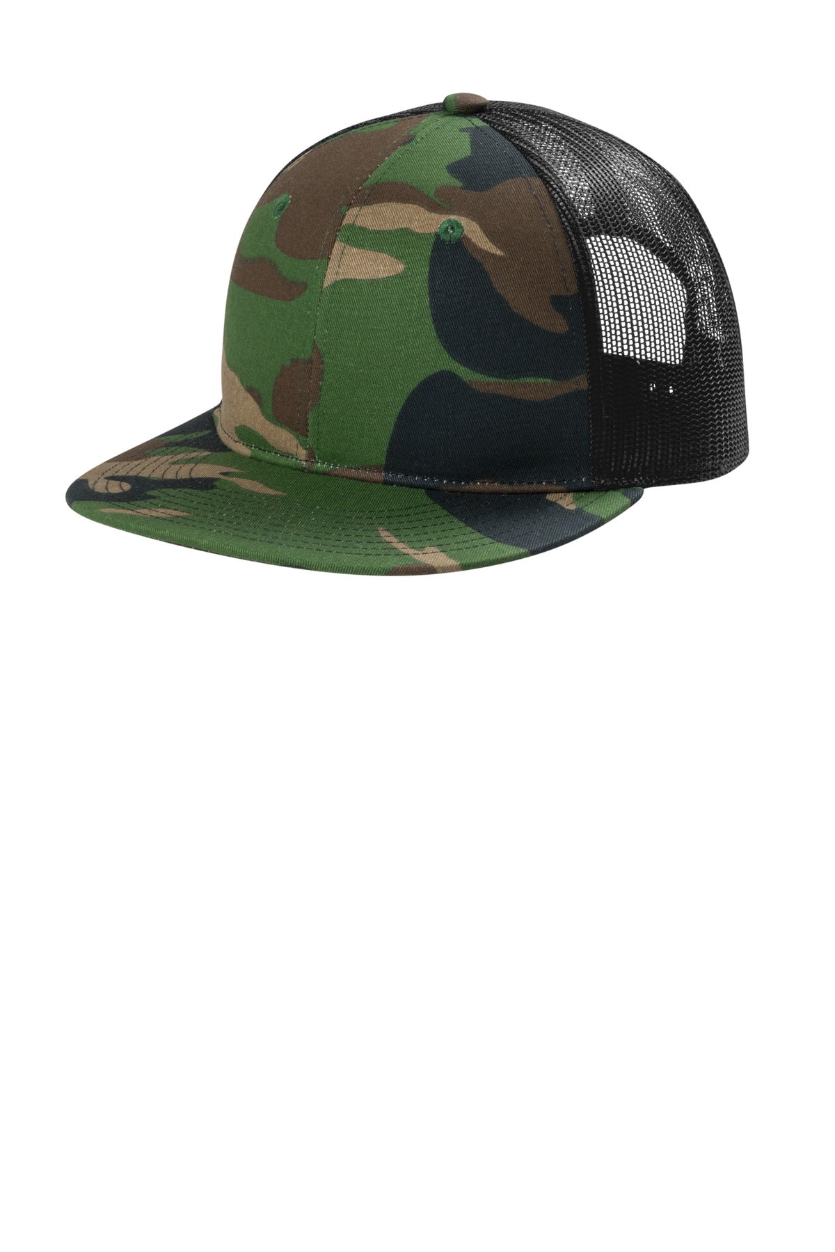 Port Authority C407 Snapback Flat Bill Trucker Cap