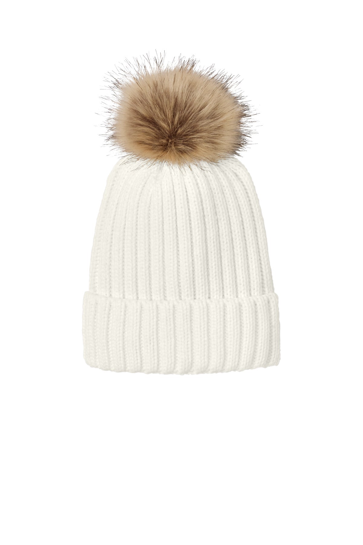 Port Authority C990 Faux Fur Pom Beanie
