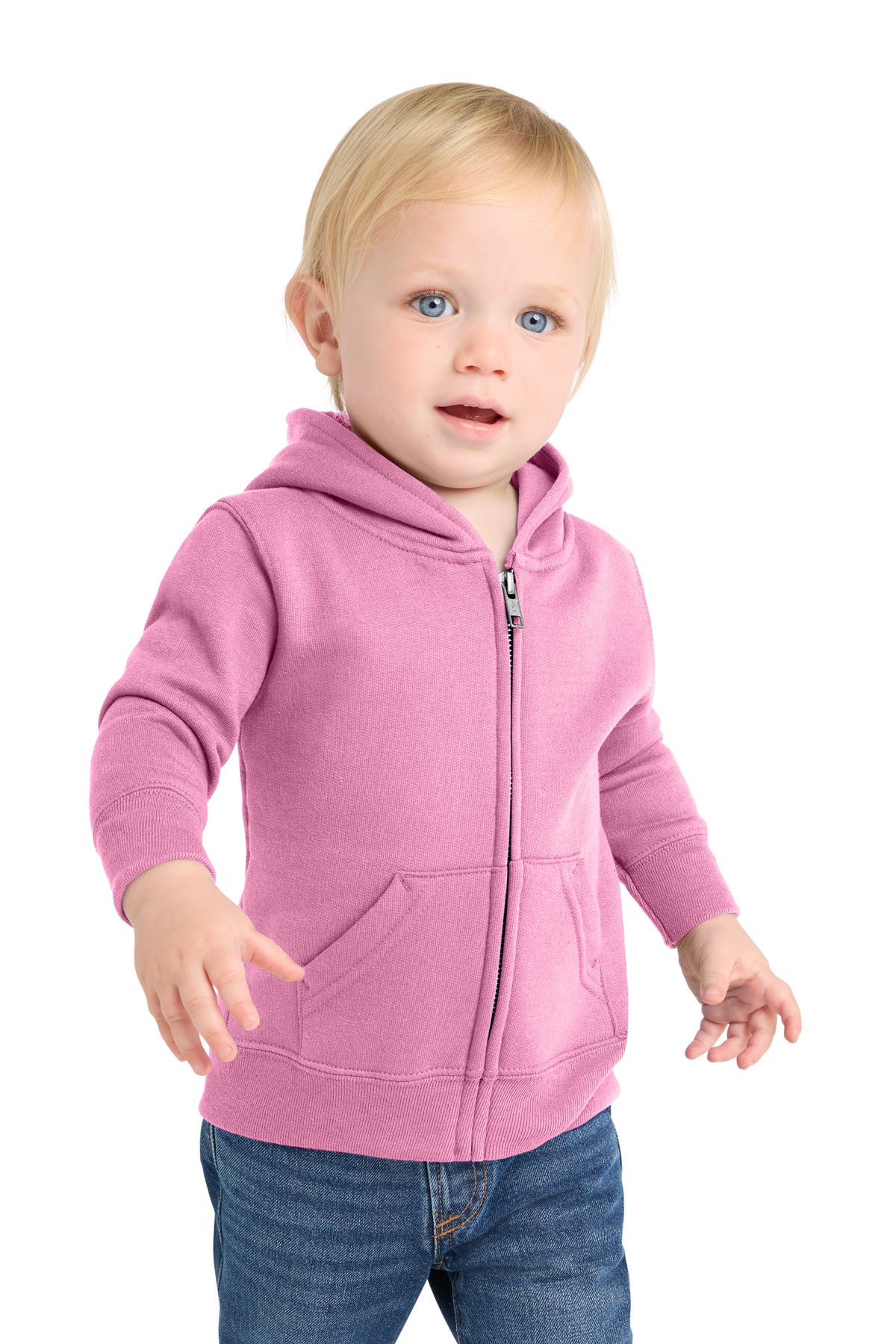 Sudadera con capucha y cierre completo para bebé Core Fleece - 7.8 oz | Port & Co CAR78IZH