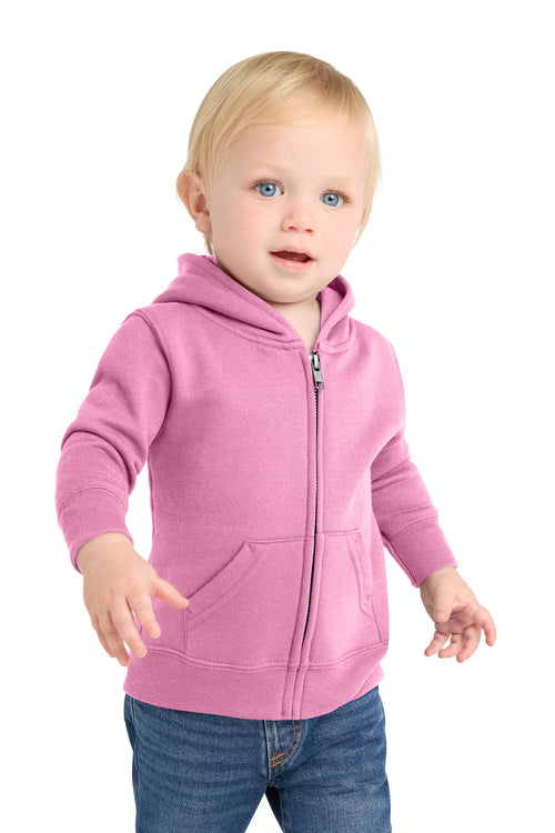 Infant Core Fleece Full-Zip Hooded Sweatshirt - 7.8 oz | Port & Co CAR78IZH