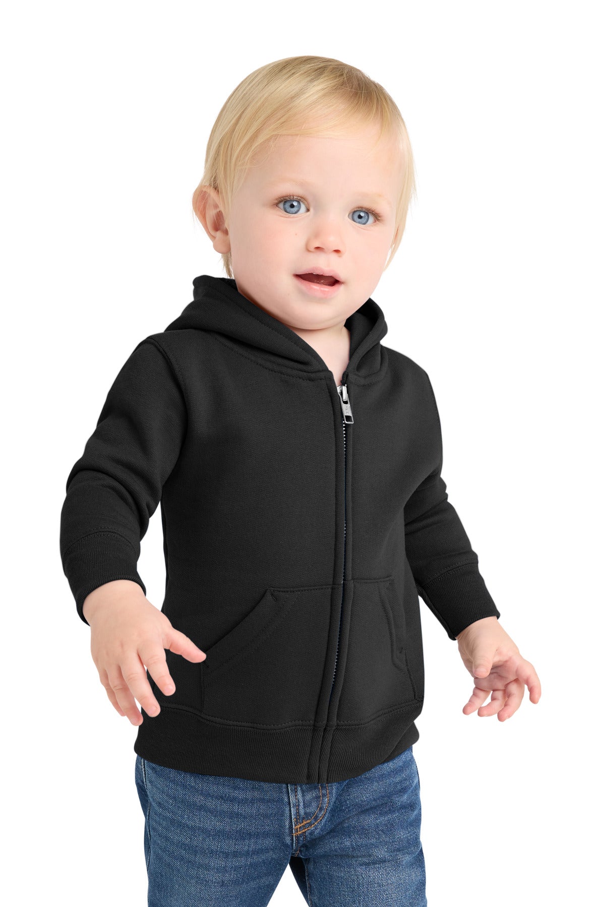 Sudadera con capucha y cierre completo para bebé Core Fleece - 7.8 oz | Port & Co CAR78IZH