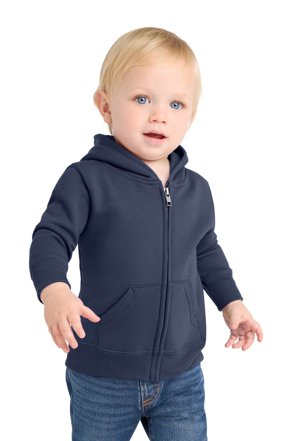 Sudadera con capucha y cierre completo para bebé Core Fleece - 7.8 oz | Port & Co CAR78IZH