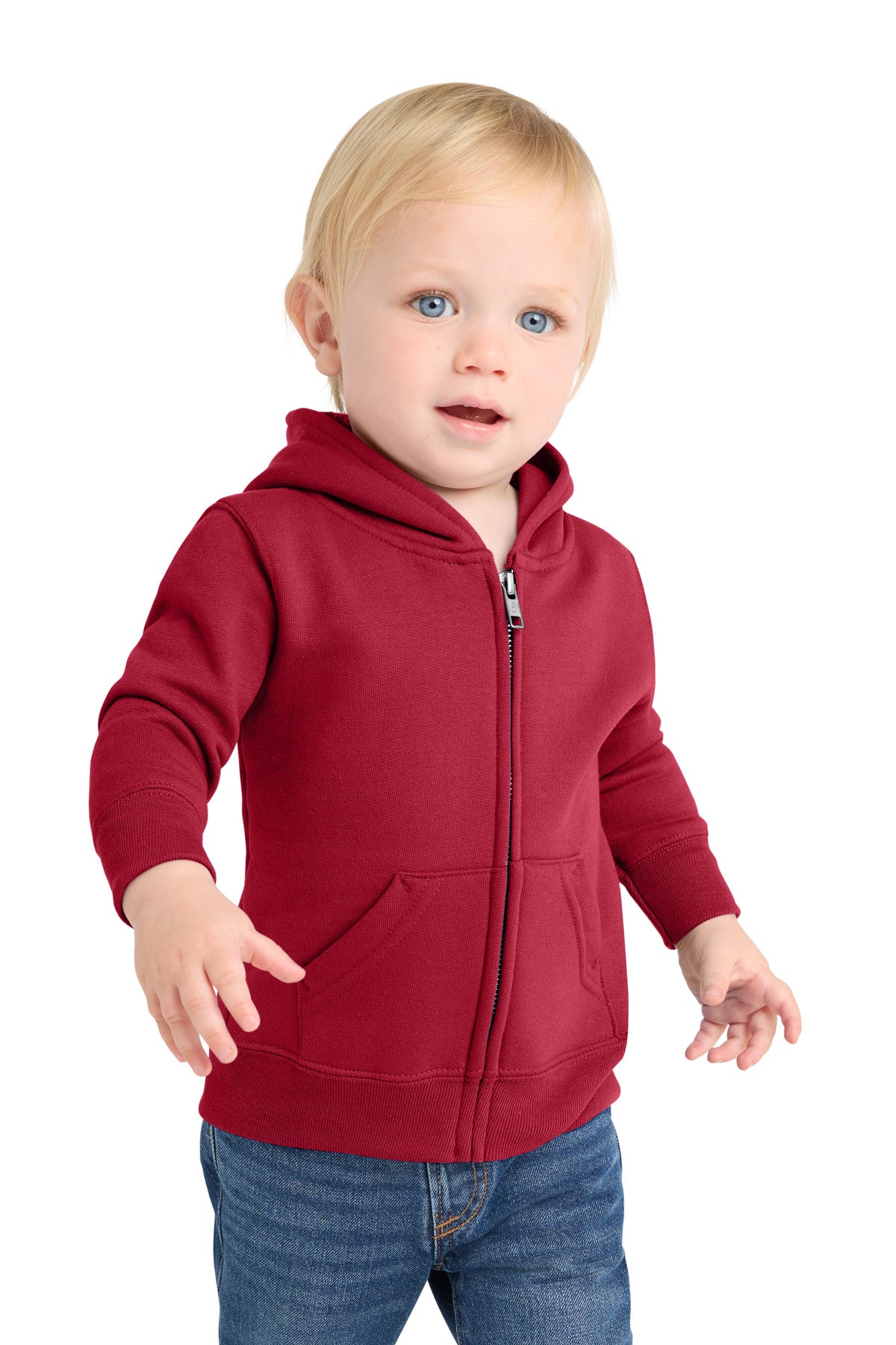 Sudadera con capucha y cierre completo para bebé Core Fleece - 7.8 oz | Port & Co CAR78IZH