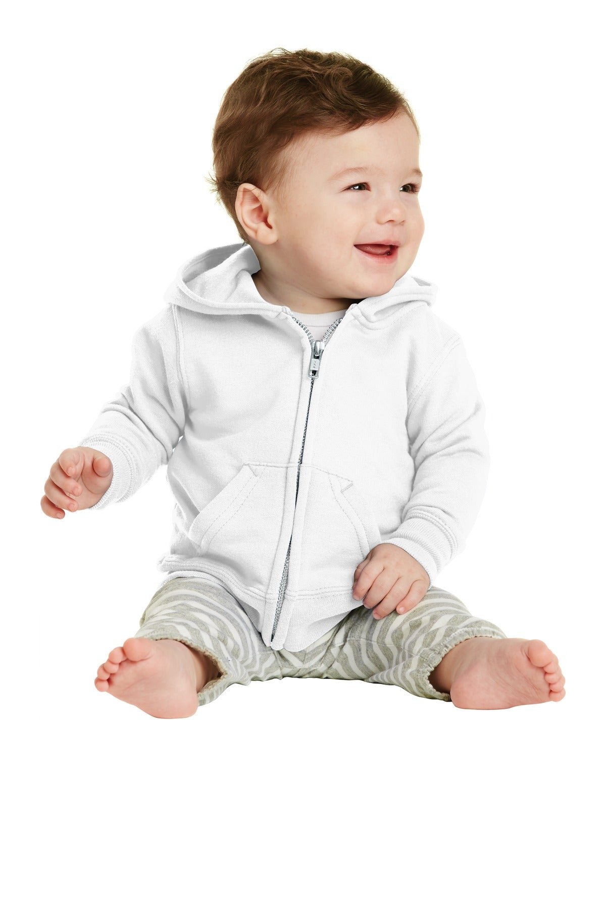 Sudadera con capucha y cierre completo para bebé Core Fleece - 7.8 oz | Port & Co CAR78IZH