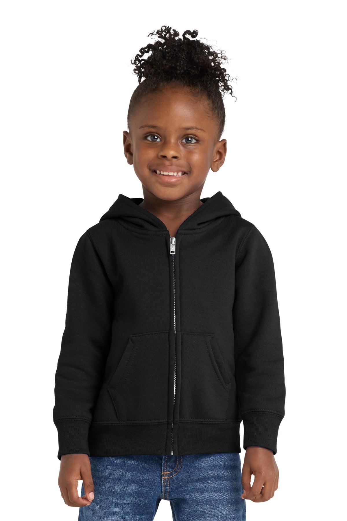 Port & Co CAR78TZH Toddler Core Fleece Full-Zip Hooded Sweatshirt
