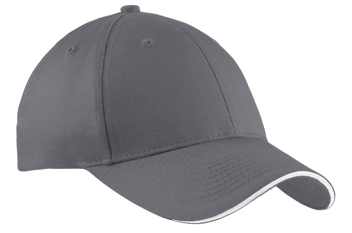 Port Authority CP85 Cotton Twill Sandwich Bill Cap