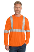 CornerStone CS401LS ANSI 107 Class 2 Long Sleeve Safety T-Shirt