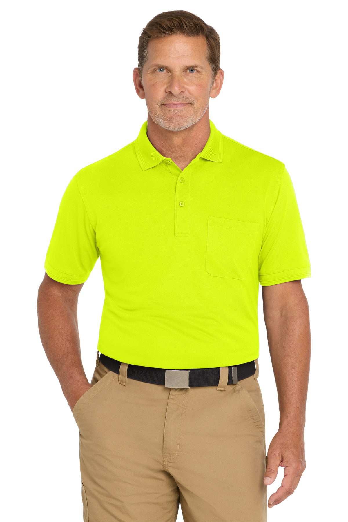 CornerStone CS4020P Industrial Snag-Proof Pique Pocket Polo