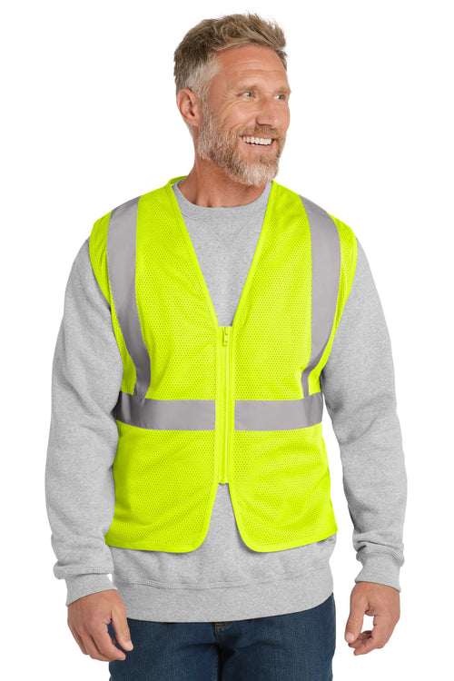 CornerStone CSV101 ANSI 107 Class 2 Economy Mesh Zippered Vest