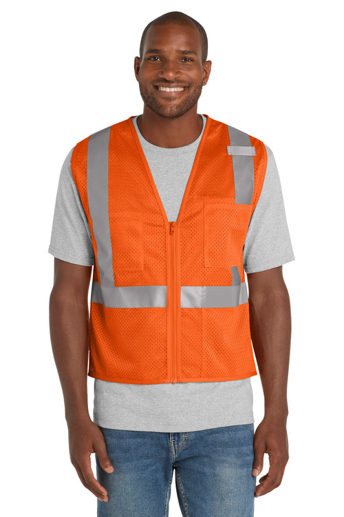 CornerStone CSV102 ANSI 107 Class 2 Mesh Zippered Vest