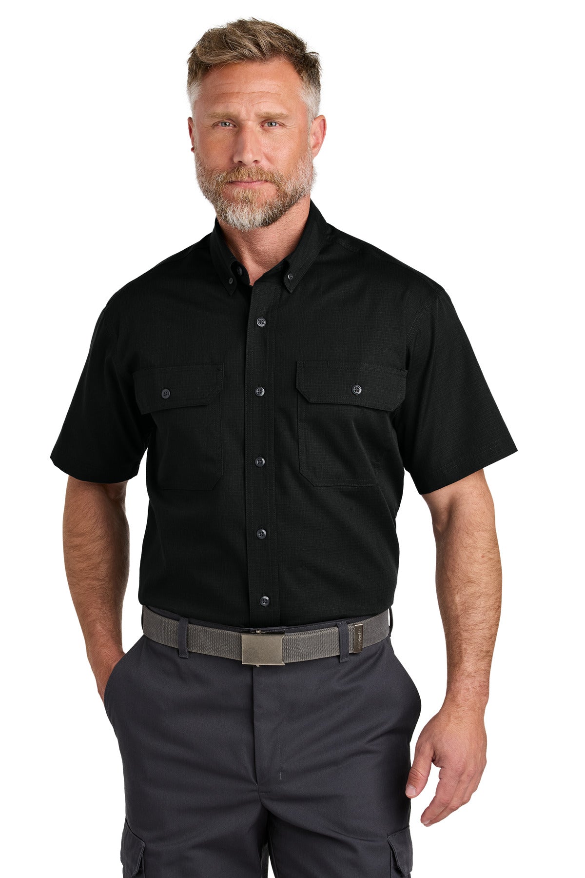 Camisa Select Ripstop de manga corta - 5 oz | CornerStone CSW175