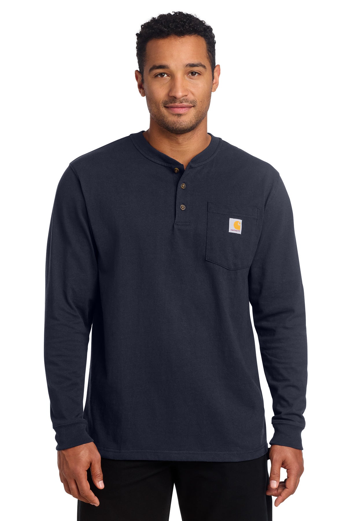 Carhartt CTK128 Long Sleeve Henley T-Shirt